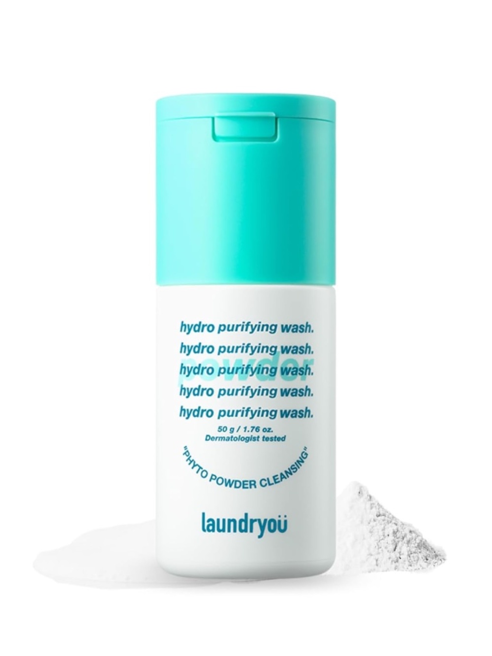 New! Laundryou Hydro Purifying Powder Wash Cleanser 1.76 oz; Korean Beauty